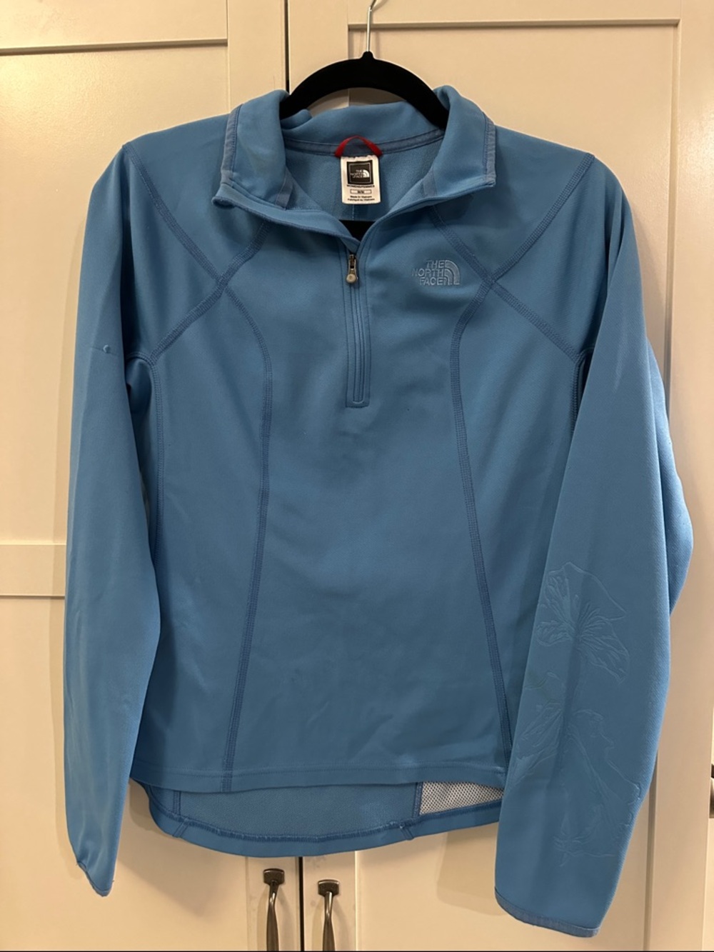 The North Face Sky Blue Half-Zip Fleece Pullover